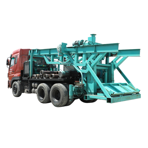 8寸後八輪汽車(che)鑽機